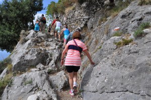 Pathway of the Gods - the climb