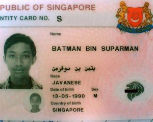 batman id card