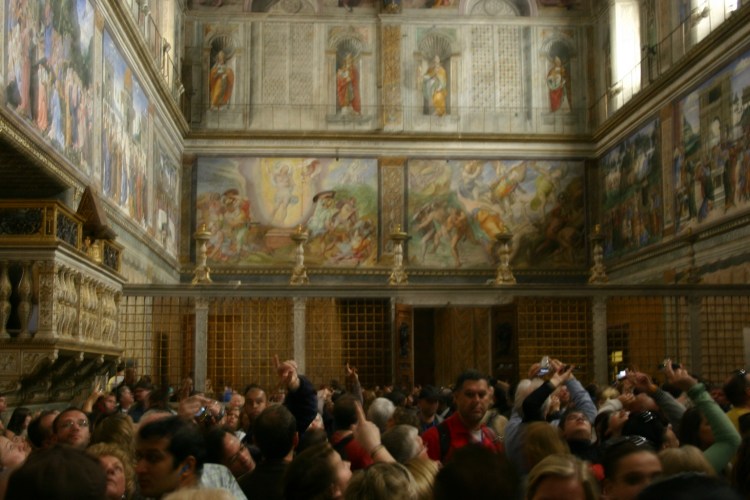 Note - this is not my photo.  They said no photos so what the heck are all these people doing?