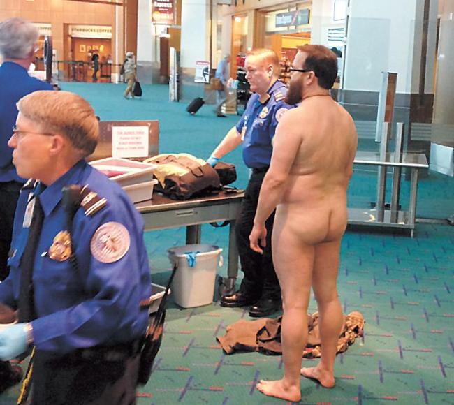 airport security no clothes