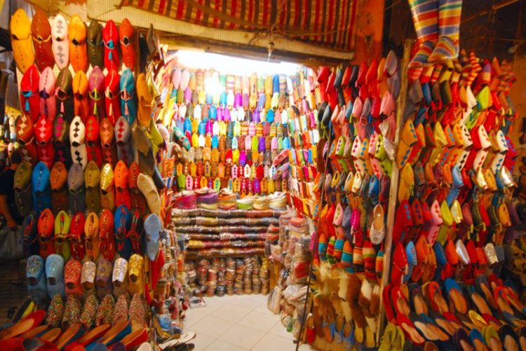 shoes in souk