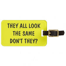 funny luggage tag